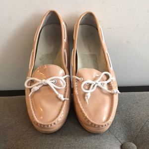 Cole Haan Pink/orange Boat Shoes size 9
